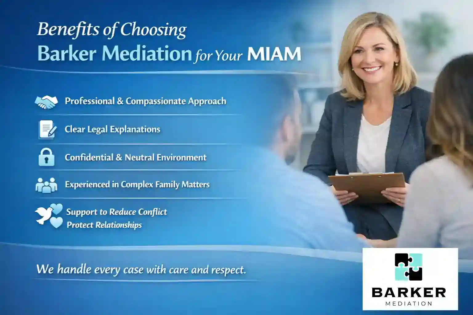 Benefits of Choosing Barker Mediation for Your MIAM Farnborough
